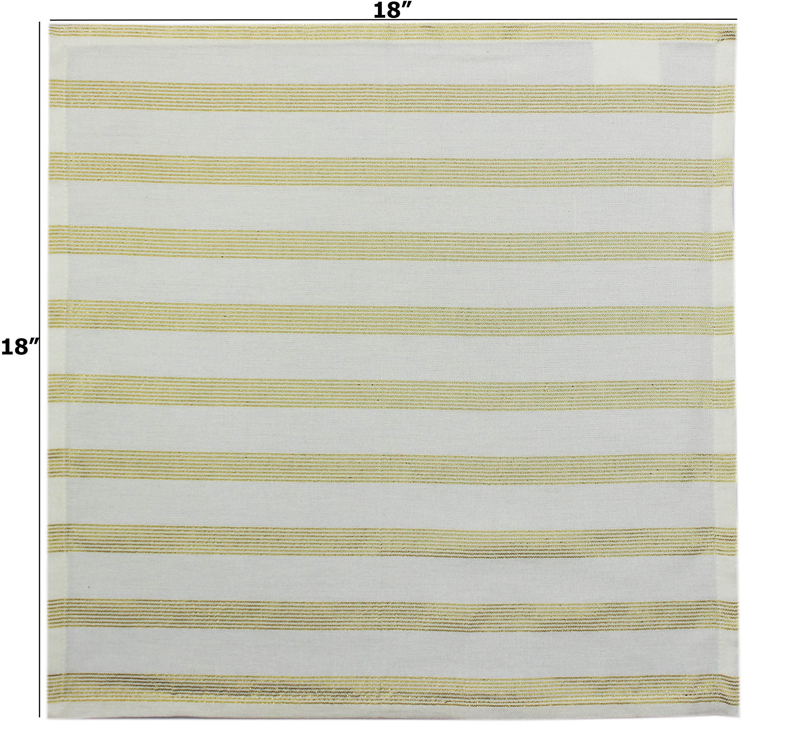 Cotton Craft servilletas 17x17 pulgadas, tamaño perfecto para comensales.