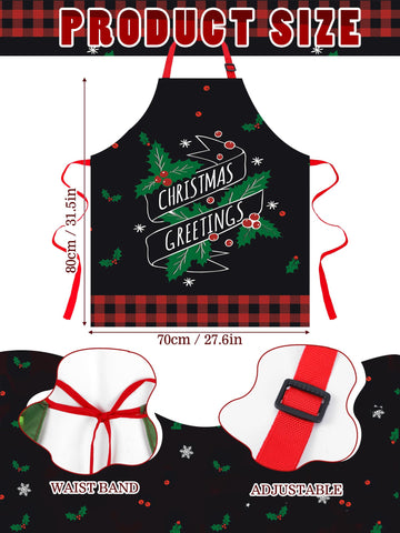 Delantal Cotwinter Navidad en diseños variados para alegrar cualquier cocina.