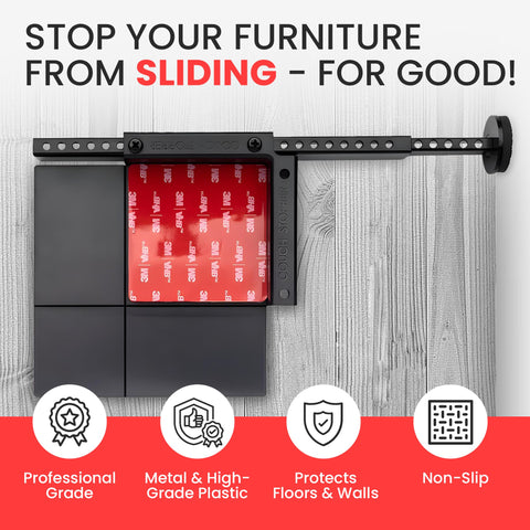 COUCH STOPPER ideal para uso en salas, dormitorios y oficinas