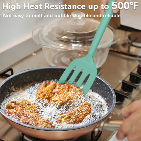 Coukre espátula de silicona resistente al alto calor hasta 500°F