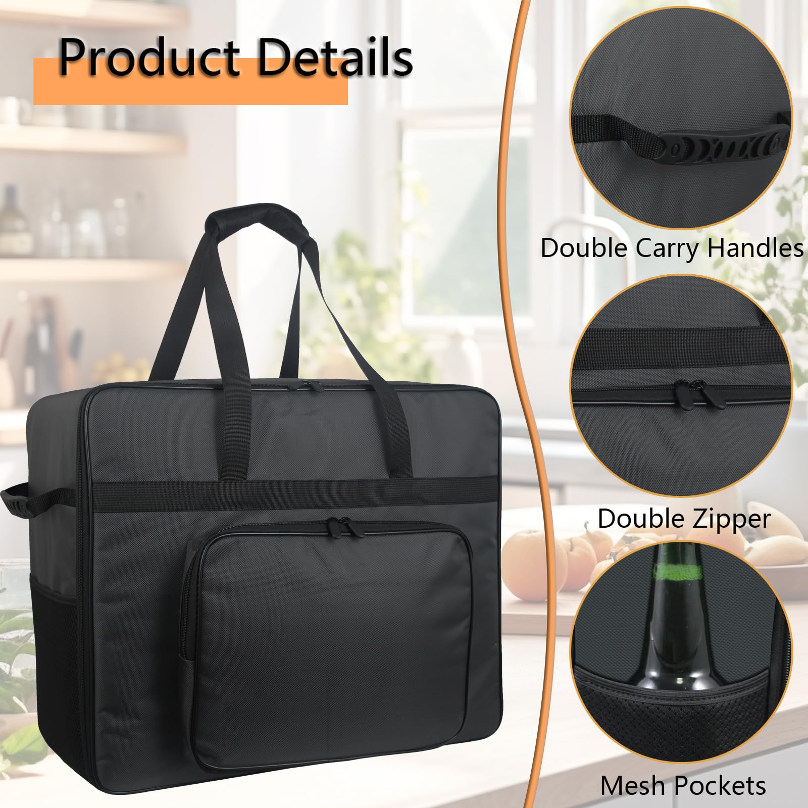 CouldyCasi bolsa transporte Ninja SLUSHi Max en tejido Oxford 420D resistente a desgaste.