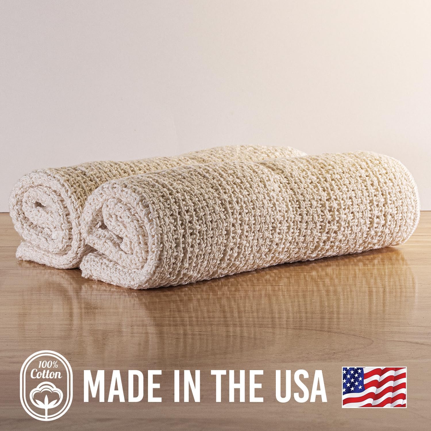 Country Cottons Old Fashion, juego de 2 ideal para regalo práctico