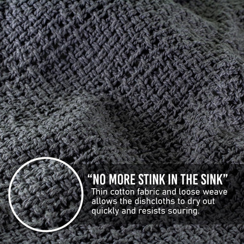 Country Cottons paño de cocina en gris y natural para uso diario