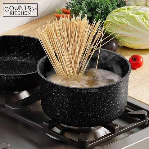 Country Kitchen Mango ergonómico para agarre cómodo y seguro.