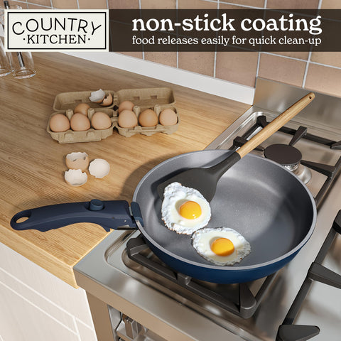 Country Kitchen recubrimiento cerámico sin PFOS ni PFOA para cocinar con confianza.