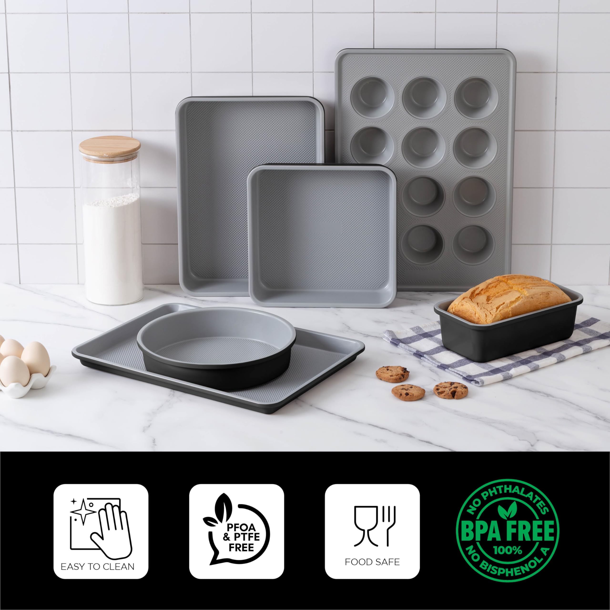 Country Kitchen set de horneado duradero para uso diario
