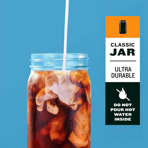 Jarra Mason County Line Kitchen con sello de silicona, evita fugas