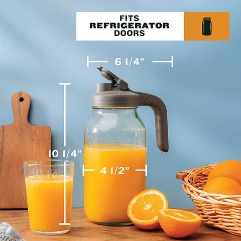 Jarra Mason County Line Kitchen para almacenar bebidas en la nevera