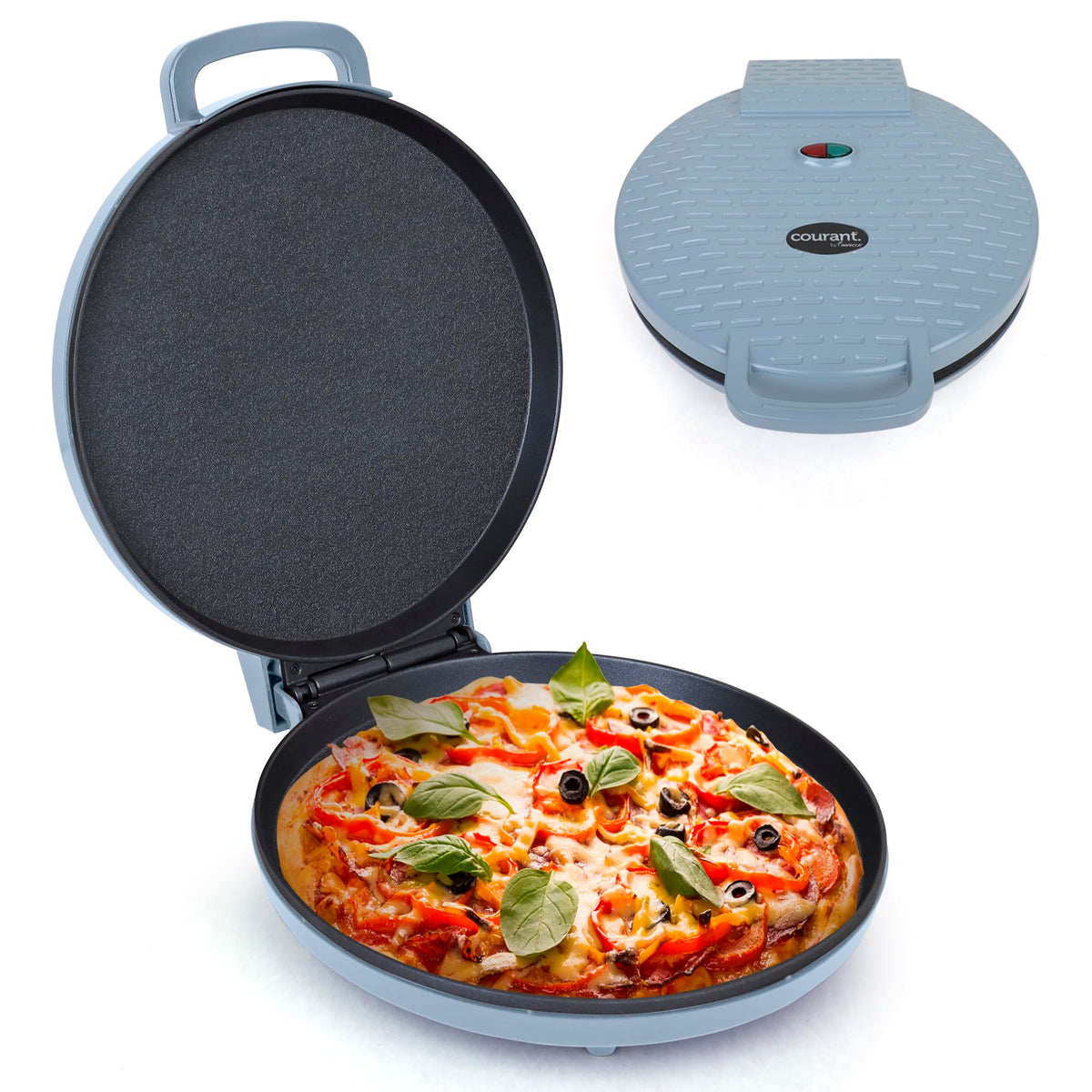 Courant cocinador de pizzas, plato superior, para pizzas caseras crujientes