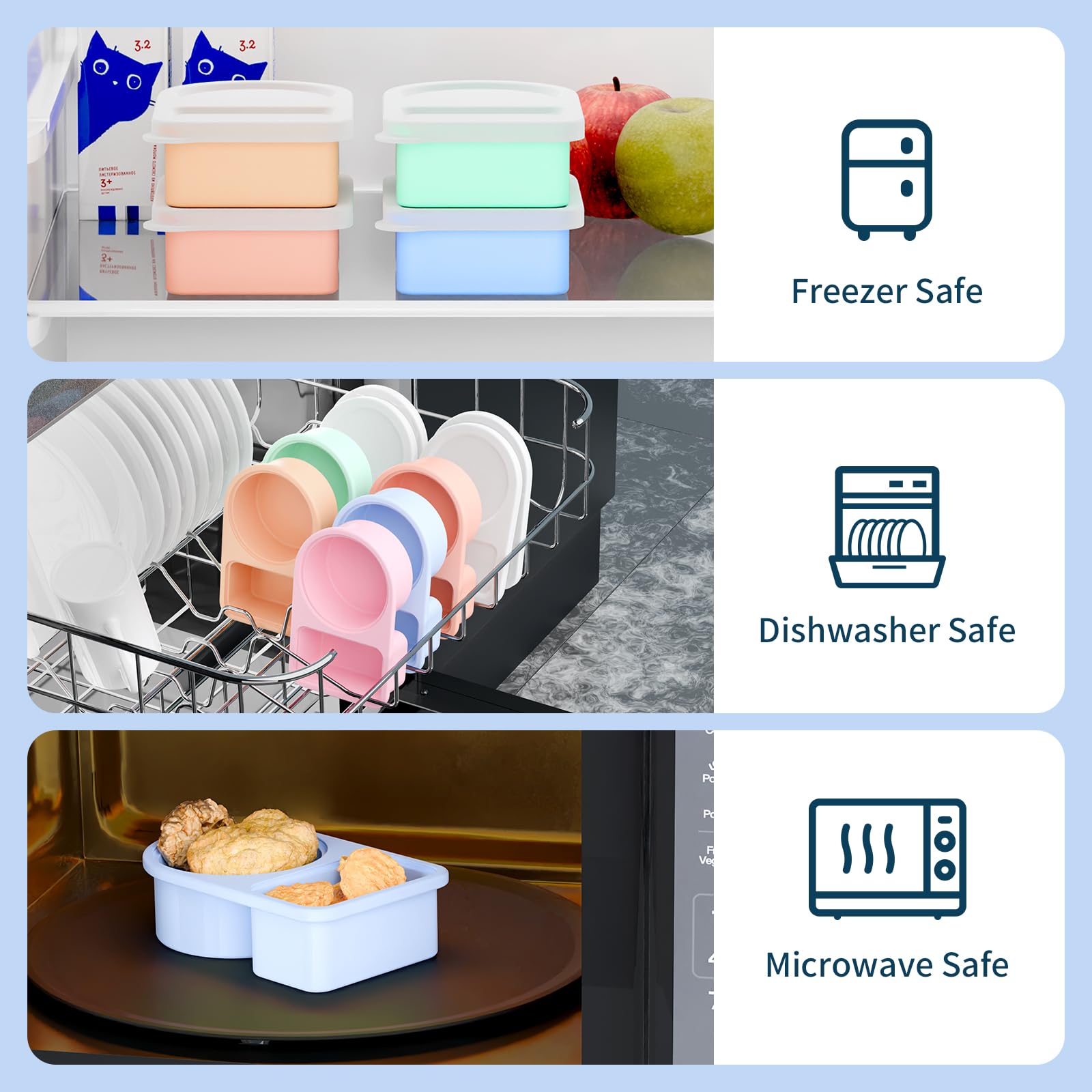 Game coutnier de 5 muebles reutilizables para comida, picnic o viaje