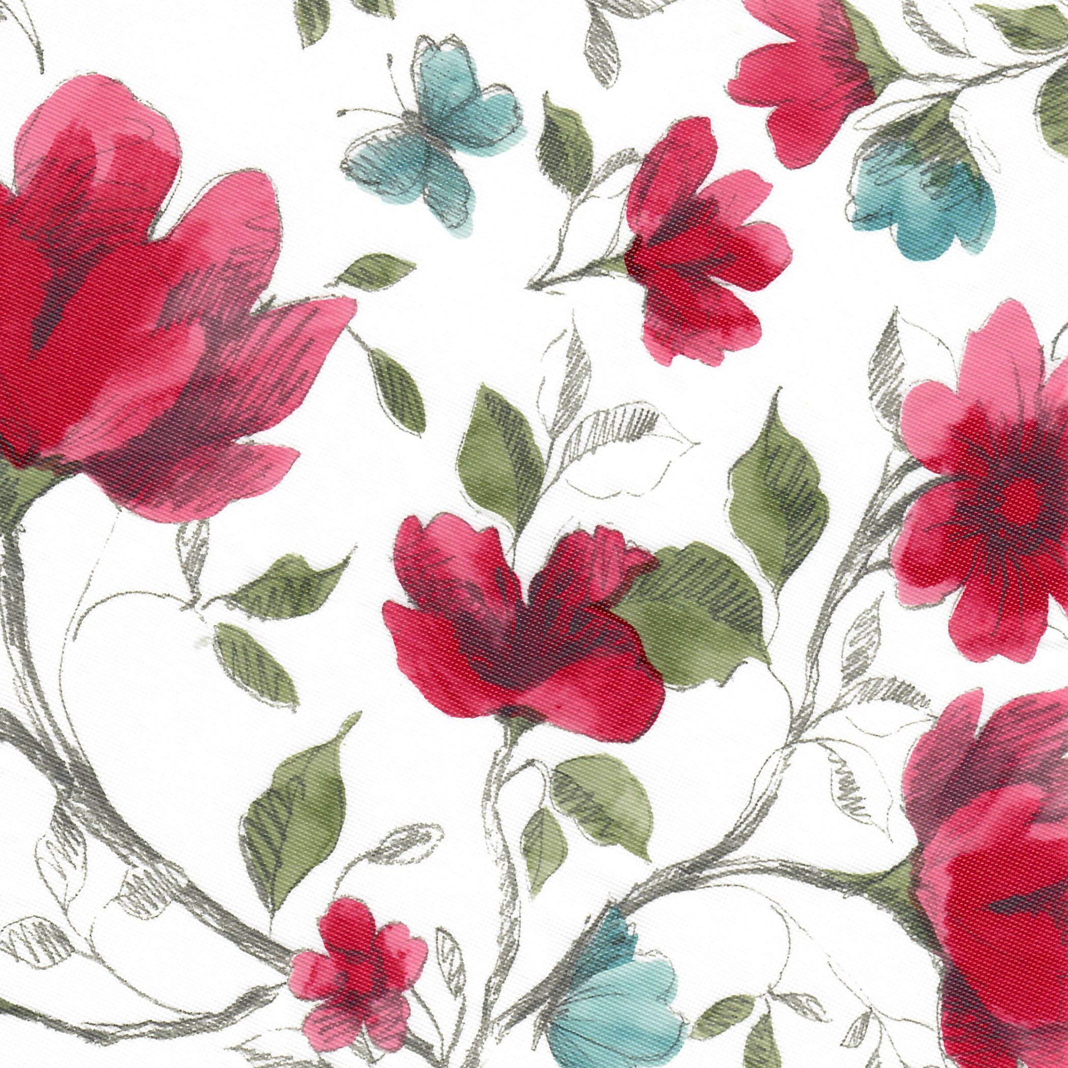 Covers For The Home, patron acuarela-floral realza la mesa sin esfuerzo.