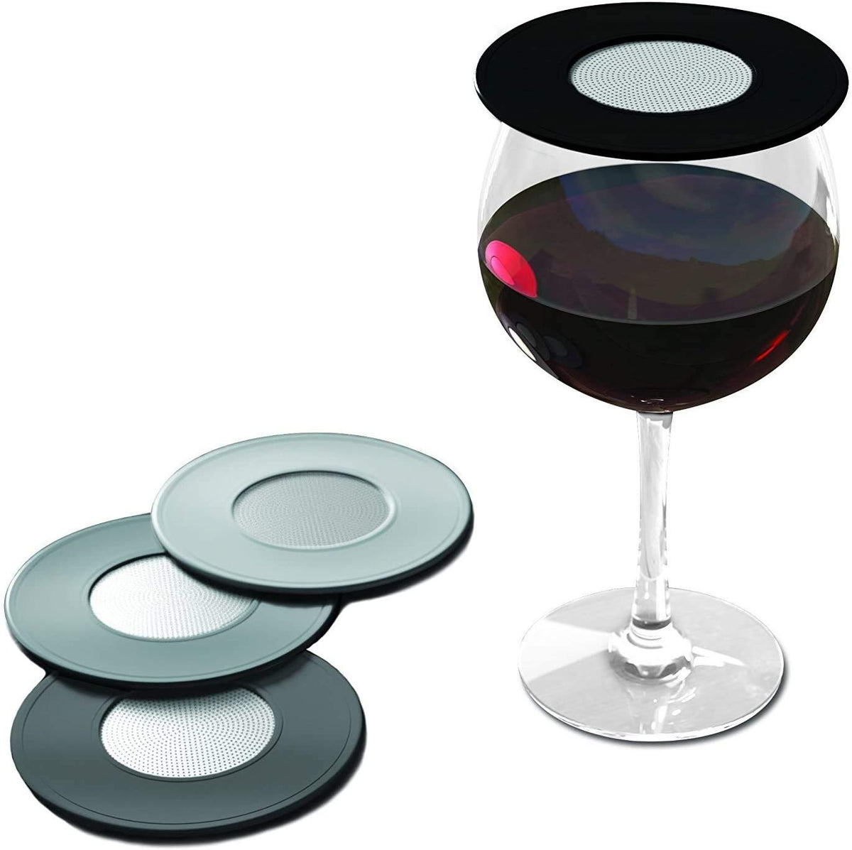 Coverware cubiertas silicona para vino: protegen la copa y permiten respirar al vino