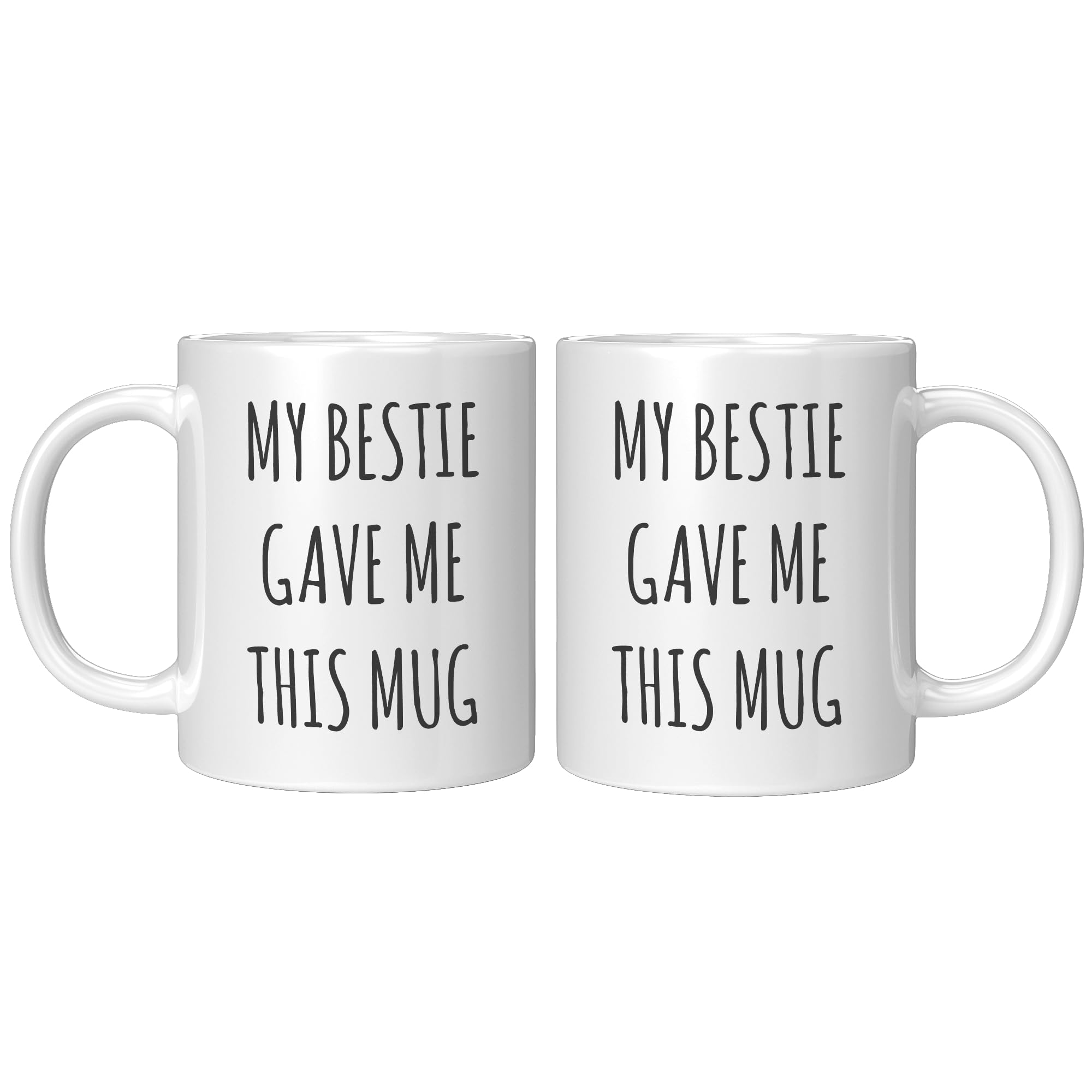 Coveted Goods Taza para uso diario, cerámica blanca duradera con impresión vibrante.