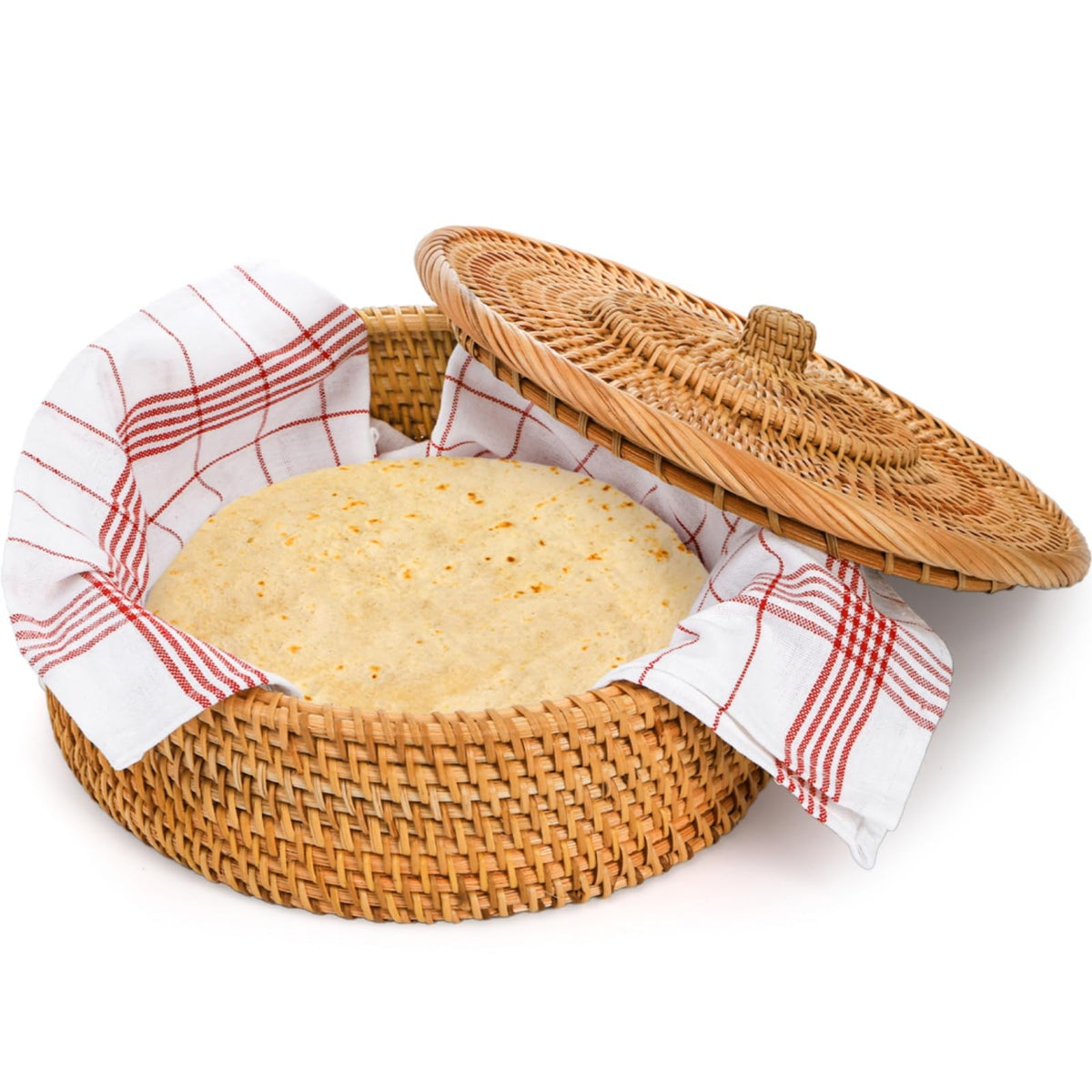 Covzoe calentador tortillas mimbre 10 pulgadas para mantener tortillas calientes