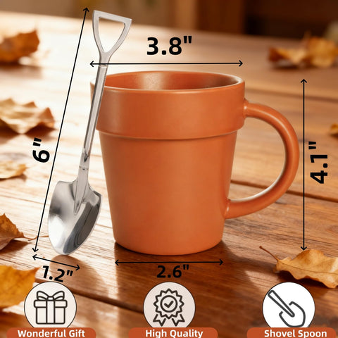 Covzoe cucharas-pala: adorno práctico para mezclar bebidas en mesa.