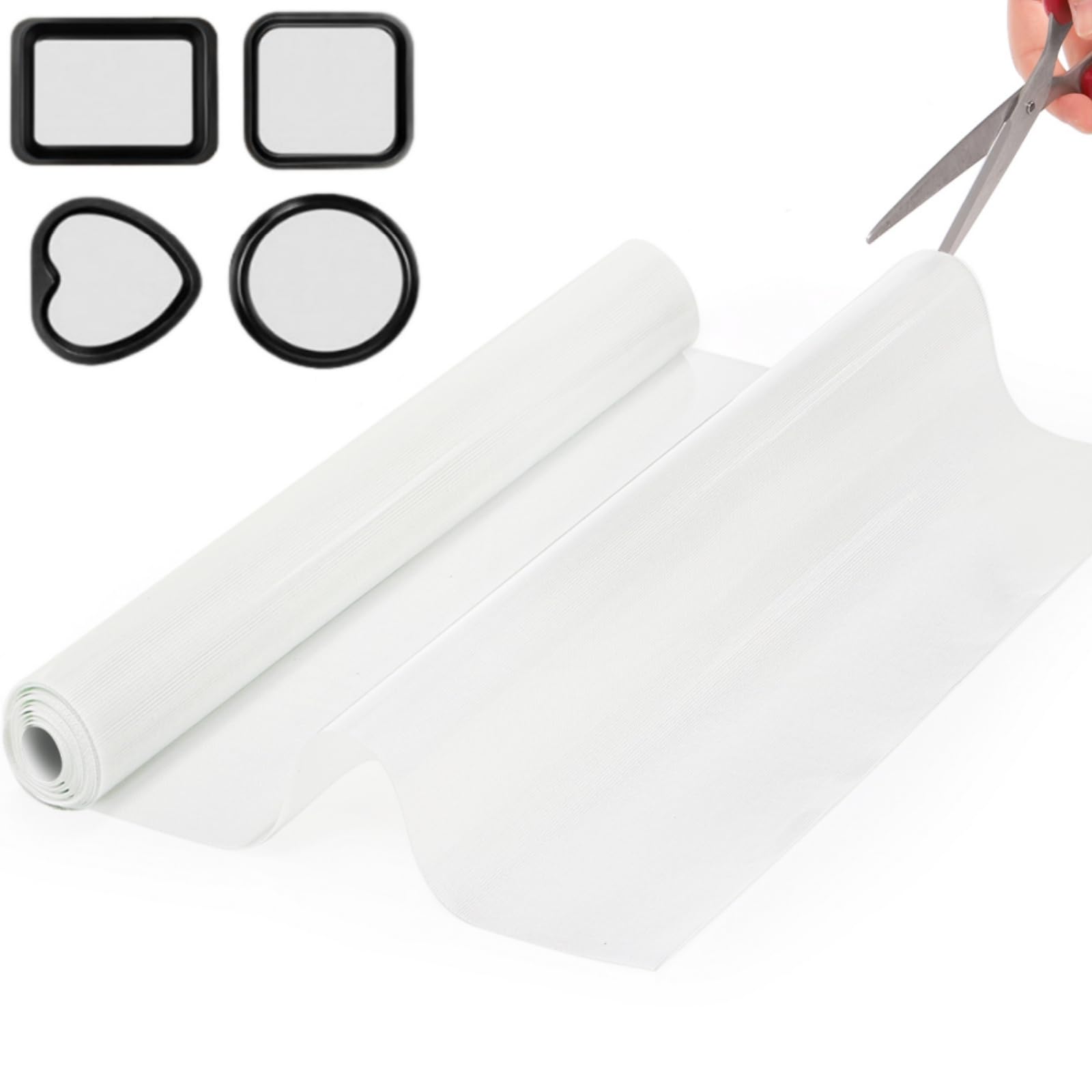 Covzoe tapete de silicona para hornear, superficie antiadherente para masas.