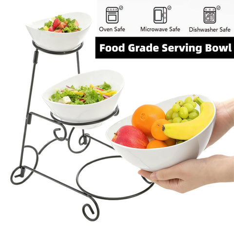 Covzoe soporte metálico plegable eleva la presentación de los alimentos