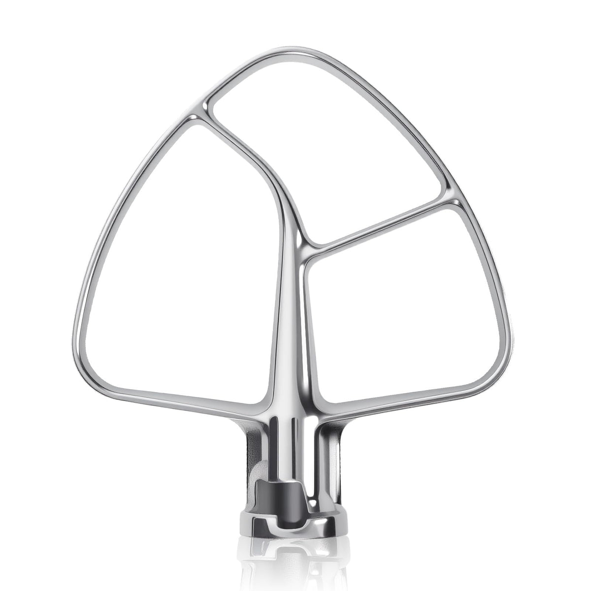 Cowbright K45B batidor plano inoxidable para masas suaves sin desgaste de recubrimiento