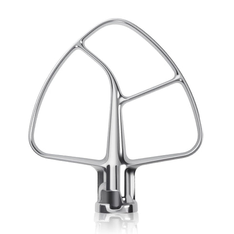 Cowbright K45B batidor plano inoxidable para masas suaves sin desgaste de recubrimiento