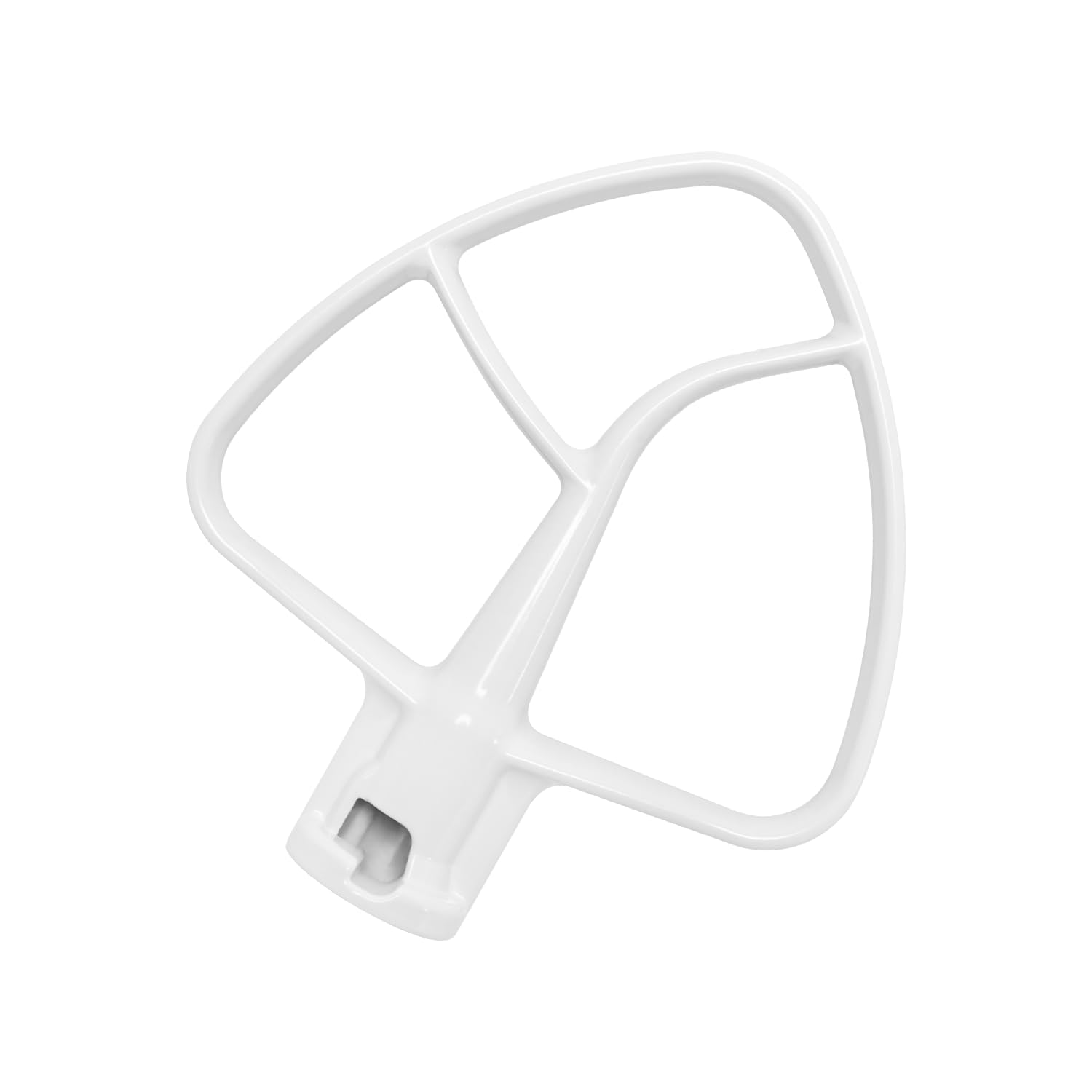Cowbright K45B batidor plano recubierto para KitchenAid, amplia superficie para masas homogéneas