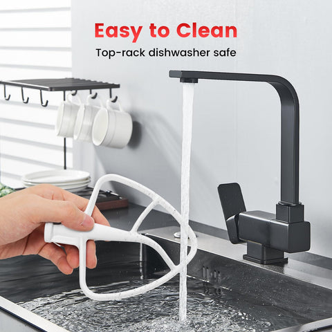 Cowbright K45B batidor plano recubierto para KitchenAid, textura suave en cremas y masas