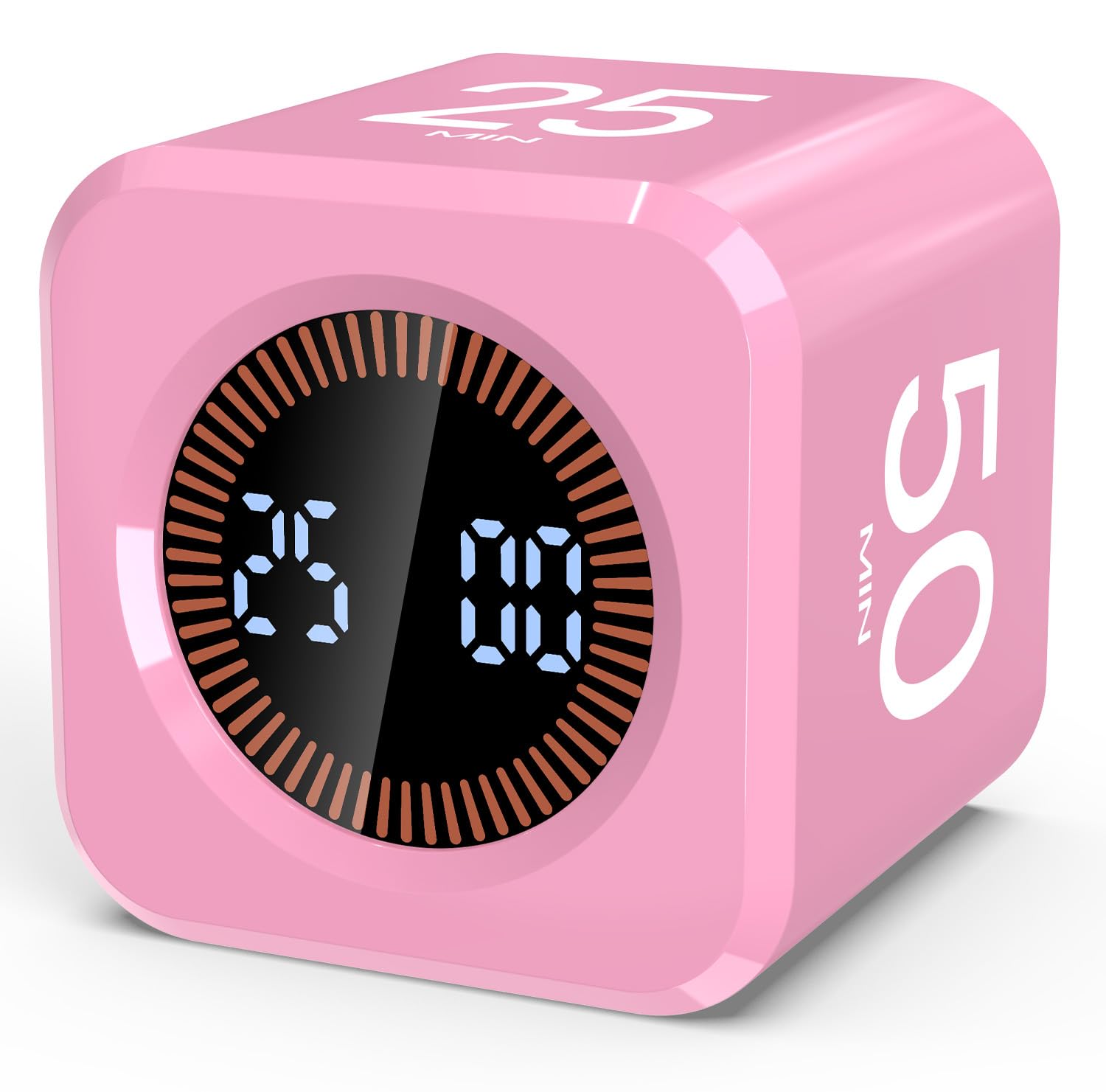 COWVTUJ cubo Pomodoro con visualización para concentración diaria.
