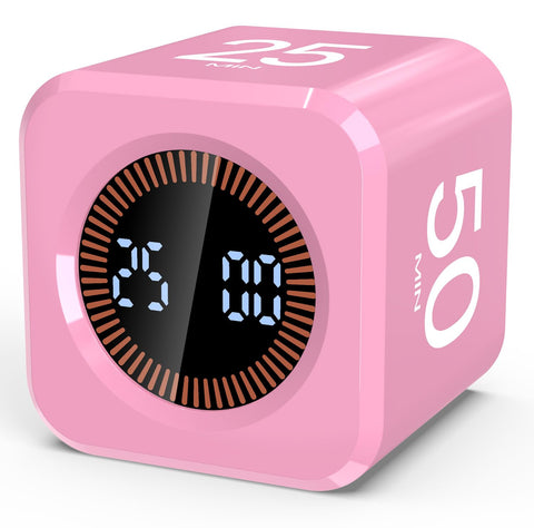 COWVTUJ cubo Pomodoro con visualización para concentración diaria.