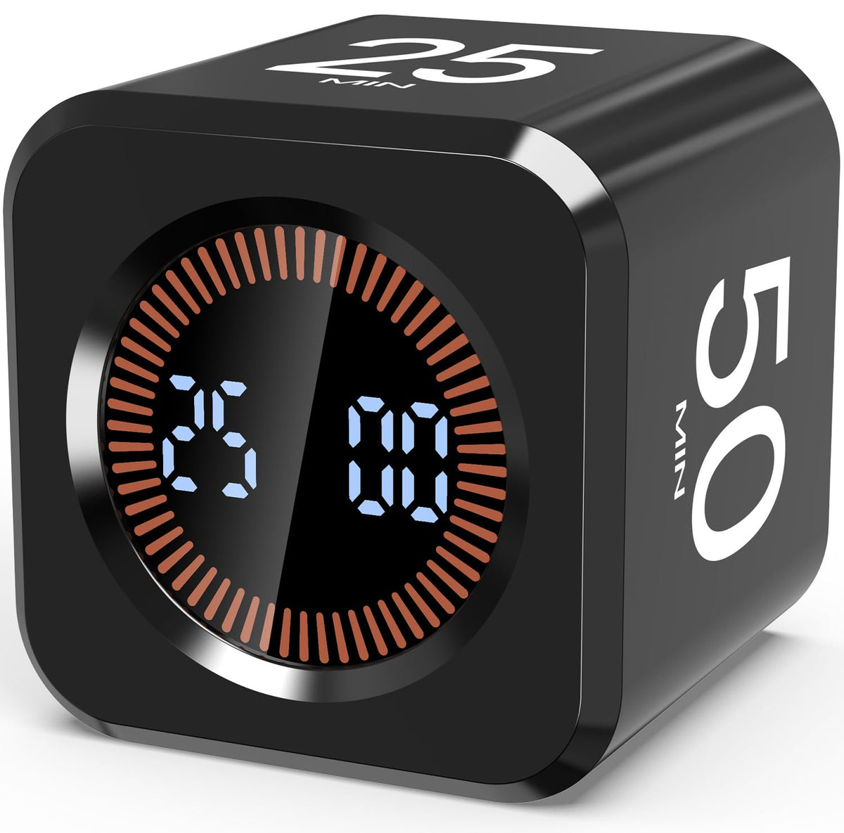 COWVTUJ Cubo Pomodoro con pantalla visual para concentración.