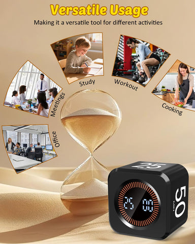 COWVTUJ Cubo Pomodoro, regalo ideal para estudiantes.