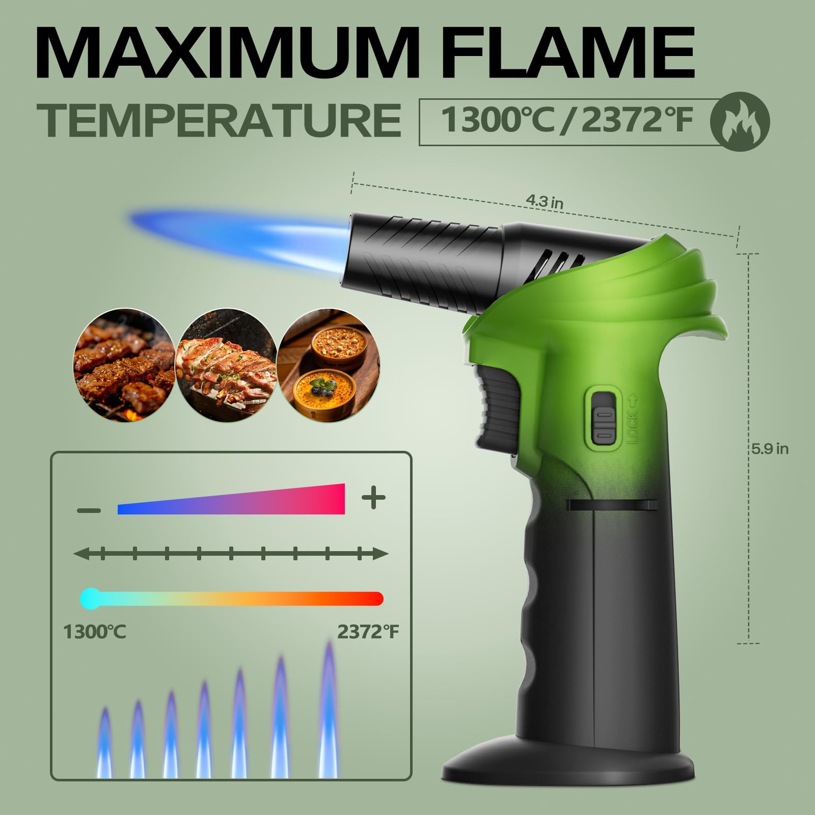 CoYlBod quemador de butano multifuncional para cocina y manualidades.