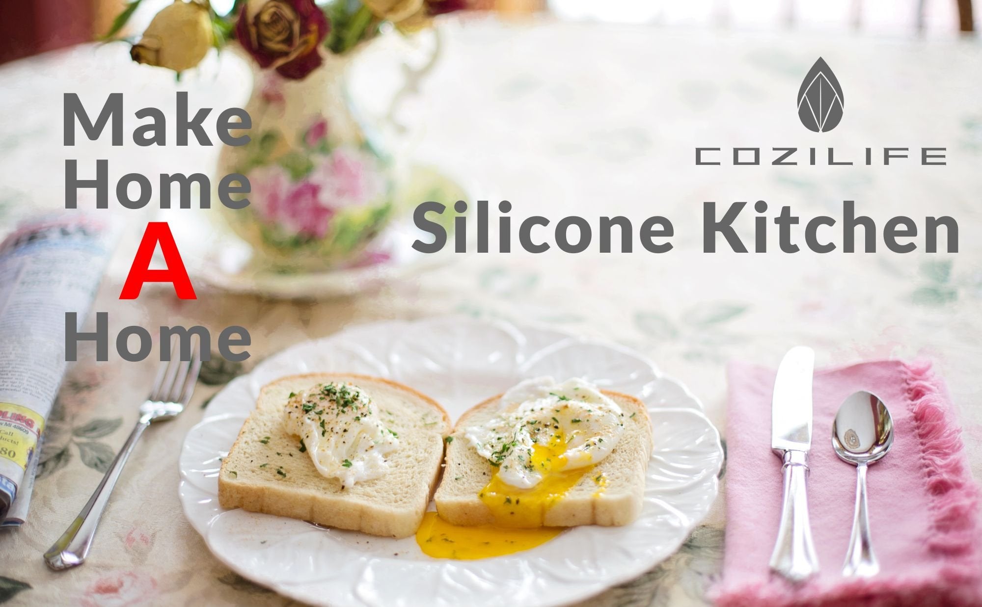 Pochadores de silicona COZILIFE de fácil limpieza y antiadherentes.