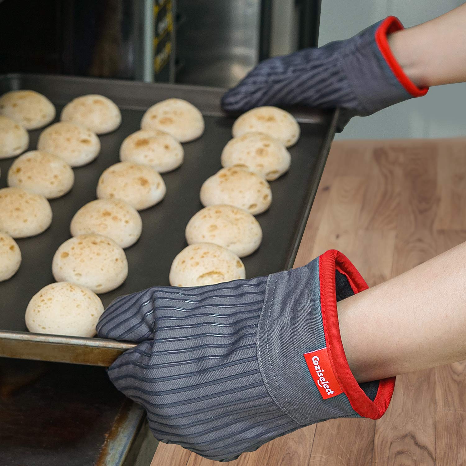 Coziselect manoplas-horno uso ollas calientes: sujetan olla caliente con seguridad.