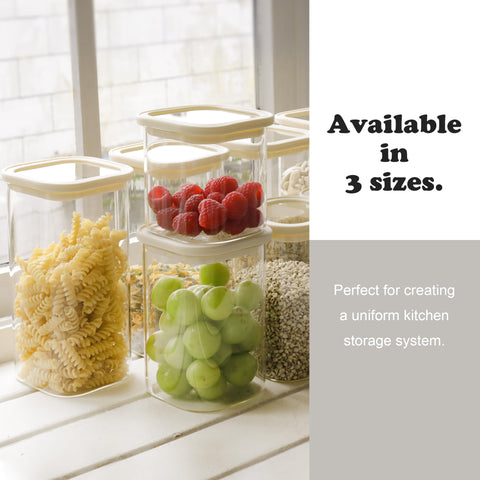 CozNido jarras chips transparentes para almacenamiento de aperitivos.