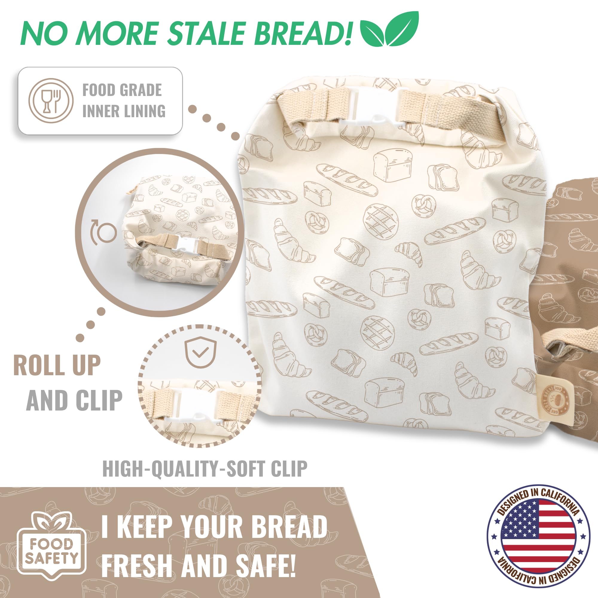 Organiza la despensa con Cozy Bread y pan bien protegido.