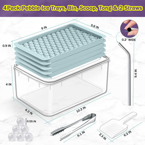 Cozy Kitchen Essentials tenazas de hielo en acero inoxidable.