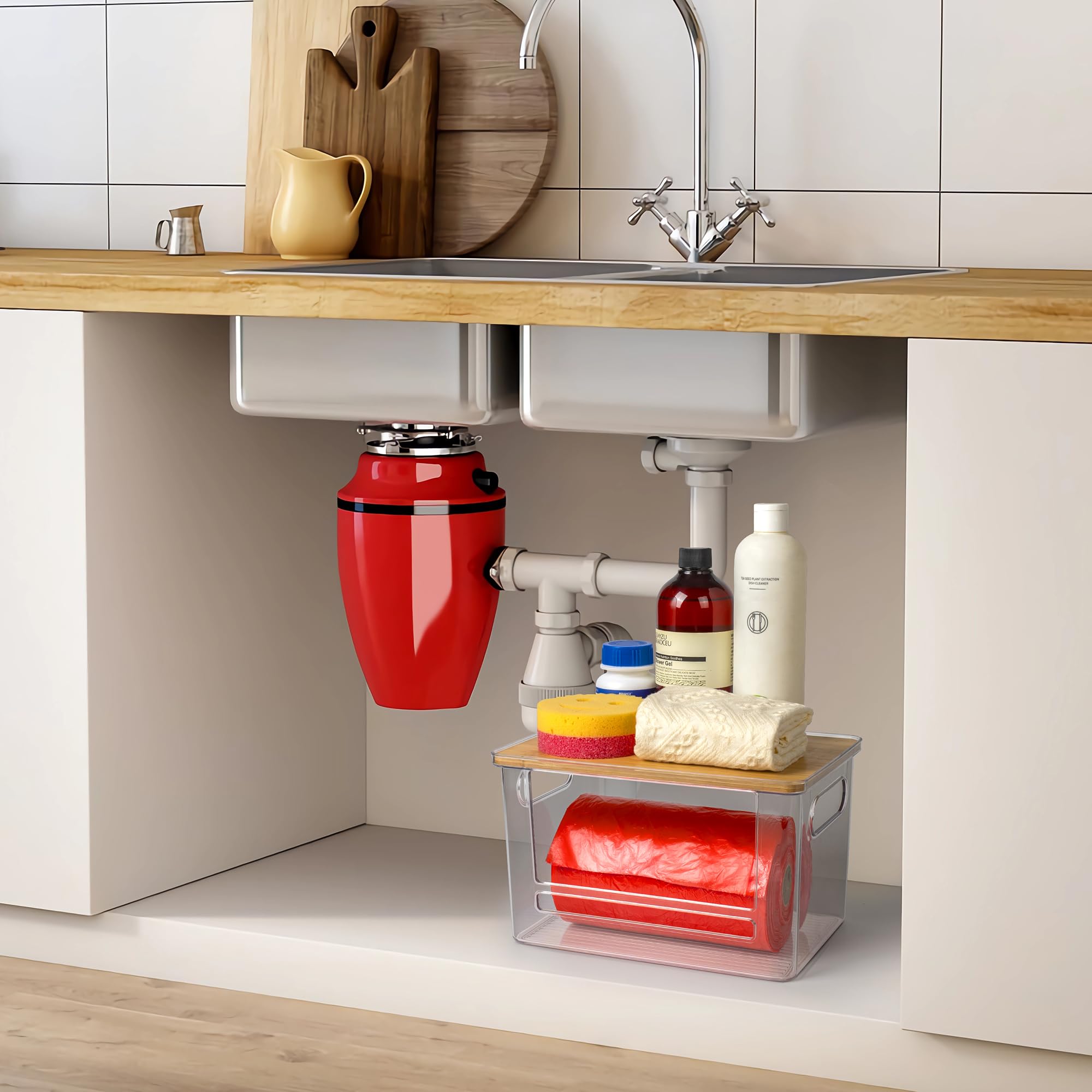 COZYCRAZE diseño compacto maximiza espacios en despensa y cocina.