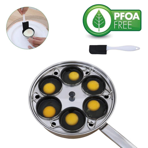 CozyKit copas antiadherentes de 75 ml para pochar huevos sin pegarse.