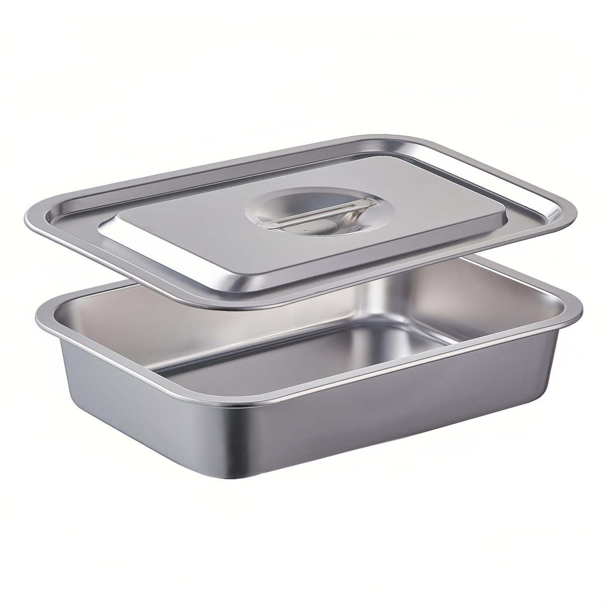 CozyState bandeja de lasaña profunda de 4 pulgadas con tapa, ideal para porciones grandes