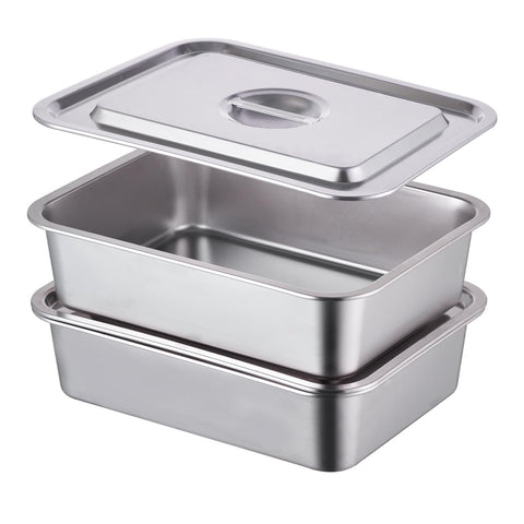 CozyState lasaña de 4 pulgadas profunda con tapa, ideal para hornear porciones grandes
