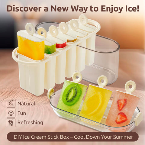 COZYTO Frozora AquaSix: bandeja de liberación fácil para desmoldar sin esfuerzo