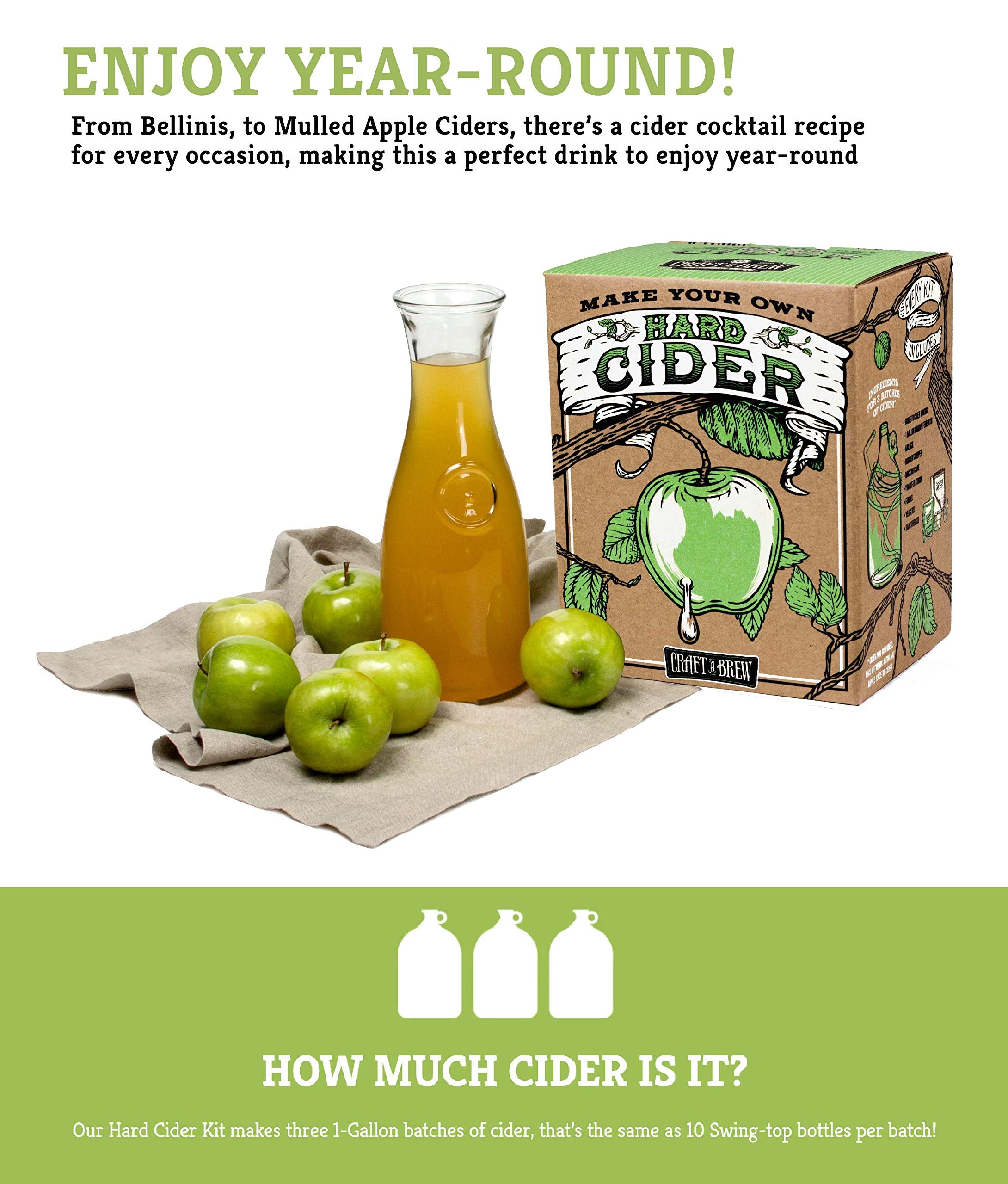 Craft A Brew embudo para sidra, vertido limpio y sin derrames.