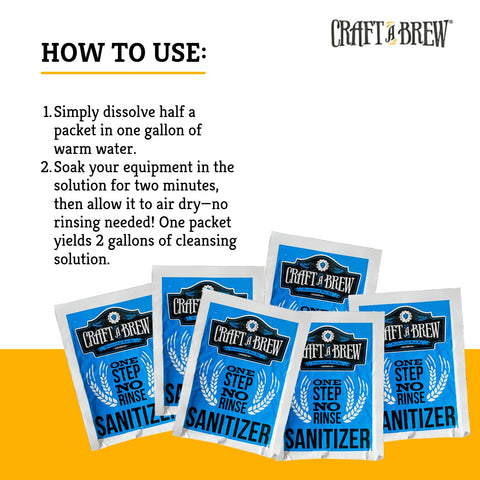 Craft A Brew estuche-de-seis: ideal para reposición de suministros de cervecería casera.