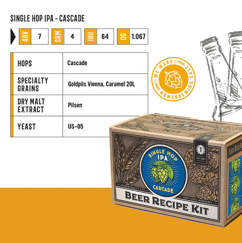 Craft A Brew: fermentacion-cerveza-1-galon lista para fermentar con control.