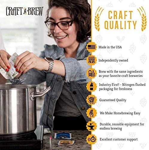 Craft A Brew jarras de vidrio con logo para mayor durabilidad