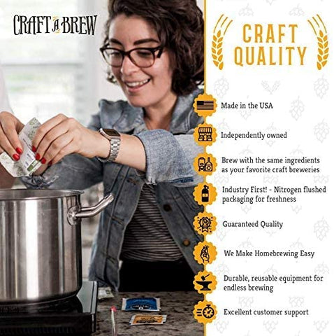 Craft A Brew jarras de vidrio con logo para mayor durabilidad