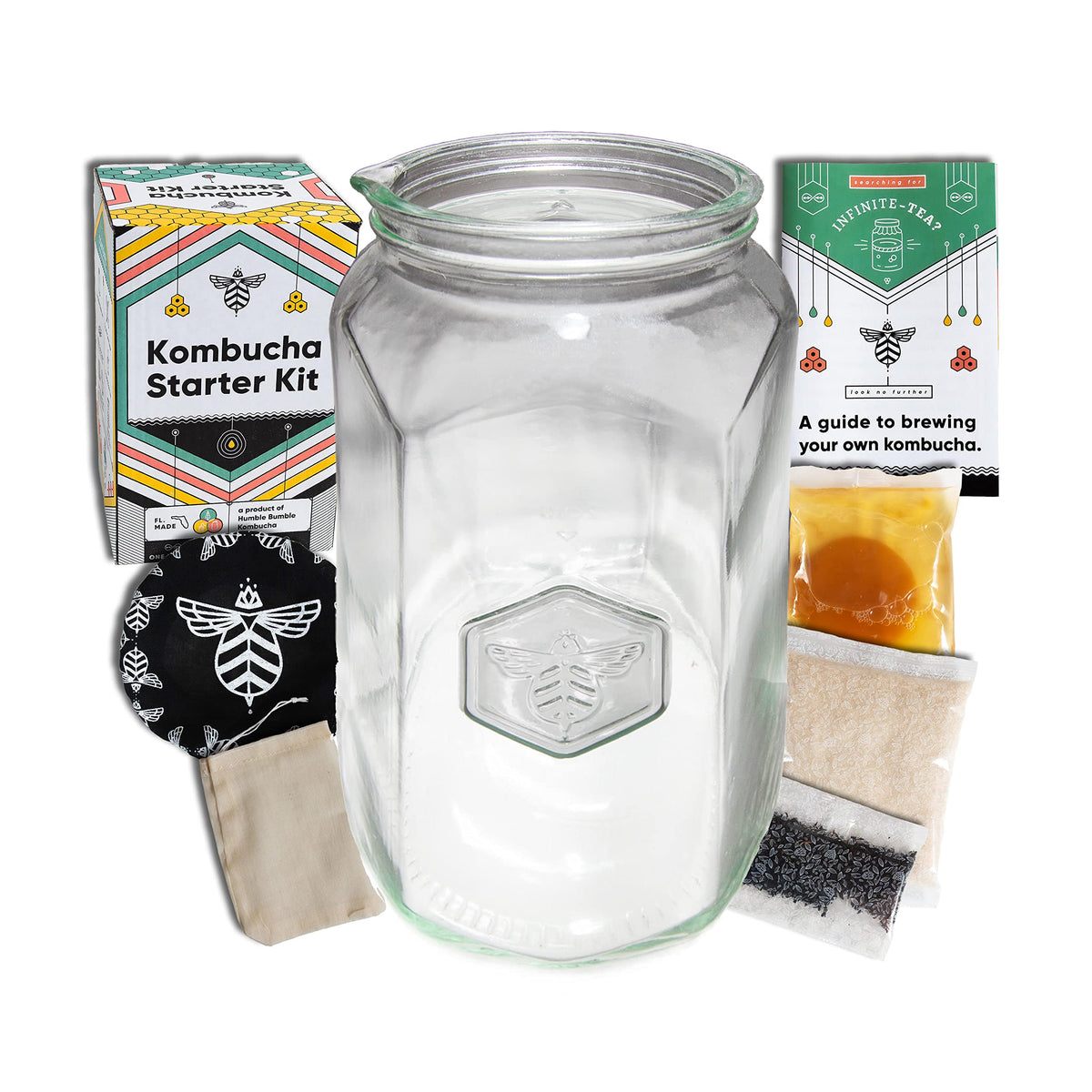 Craft A Brew ofrece kit con jarra de 1 galón para fermentar en casa.