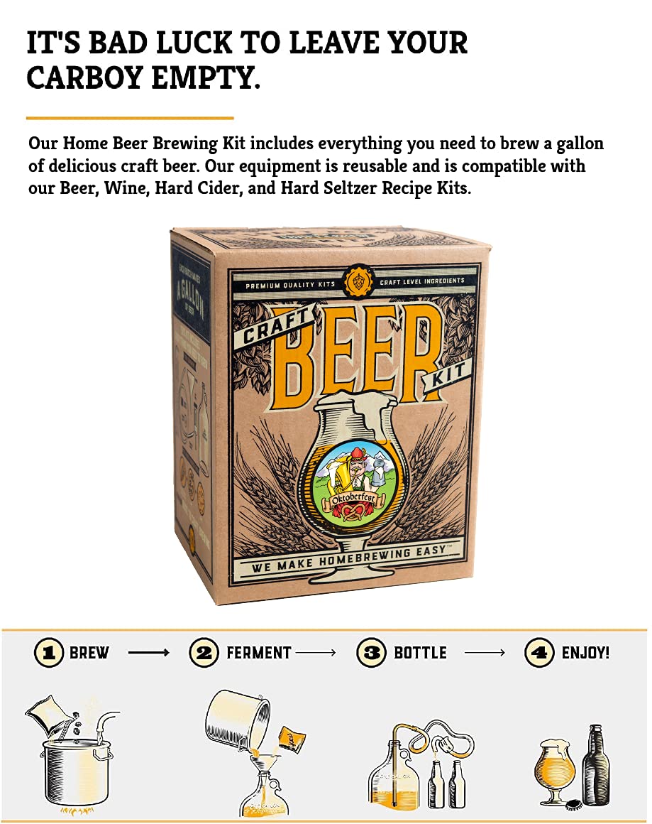 Craft A Brew Oktoberfest Ale Kit proceso fermentación: paso a paso para controlar la fermentación