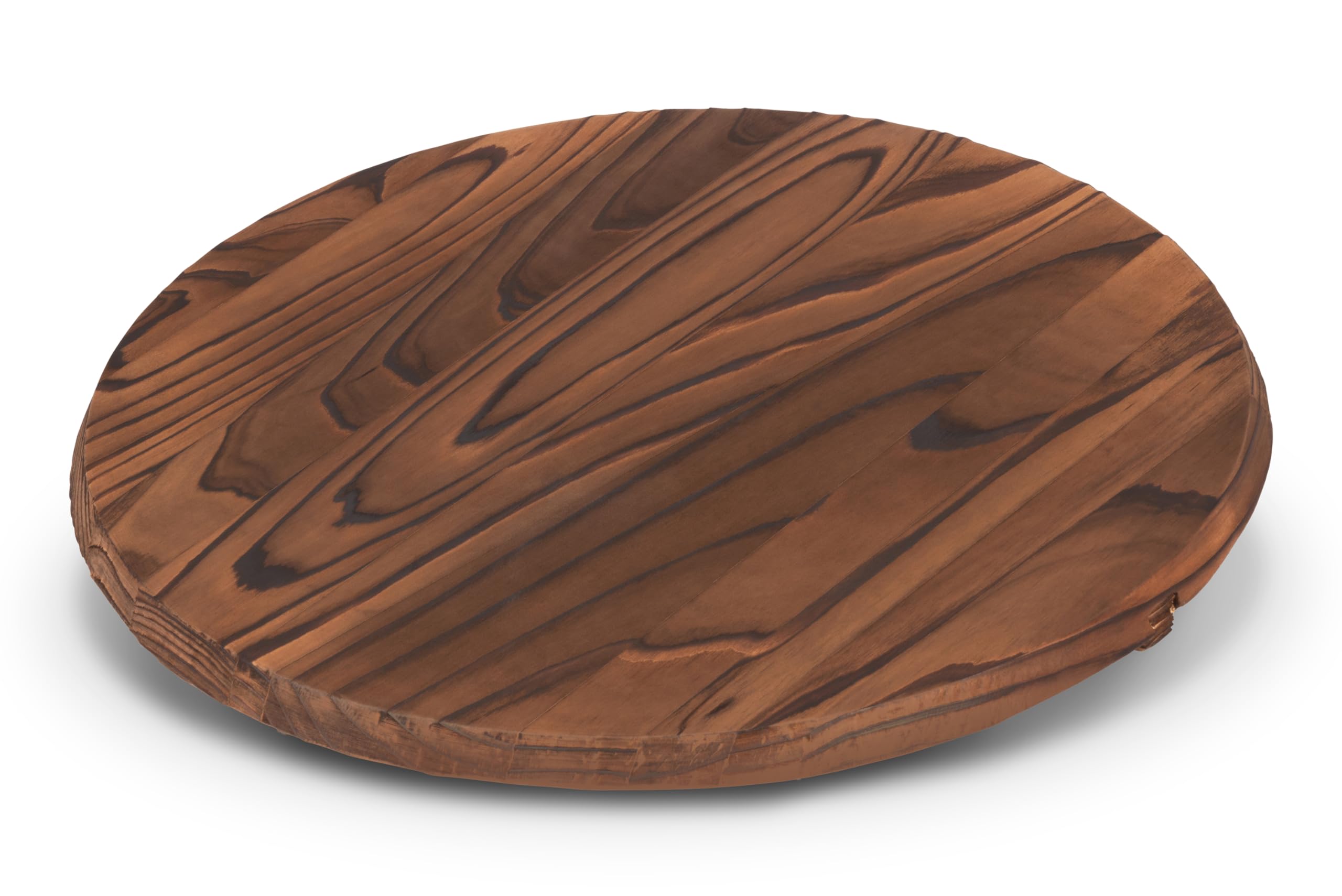 Asa integrada de madera carbonizada mejora el manejo de la tapa Craft Wok.