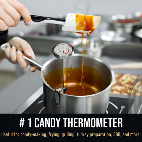 Termómetro de cocina Craft911, acero inoxidable, duradero para uso diario.