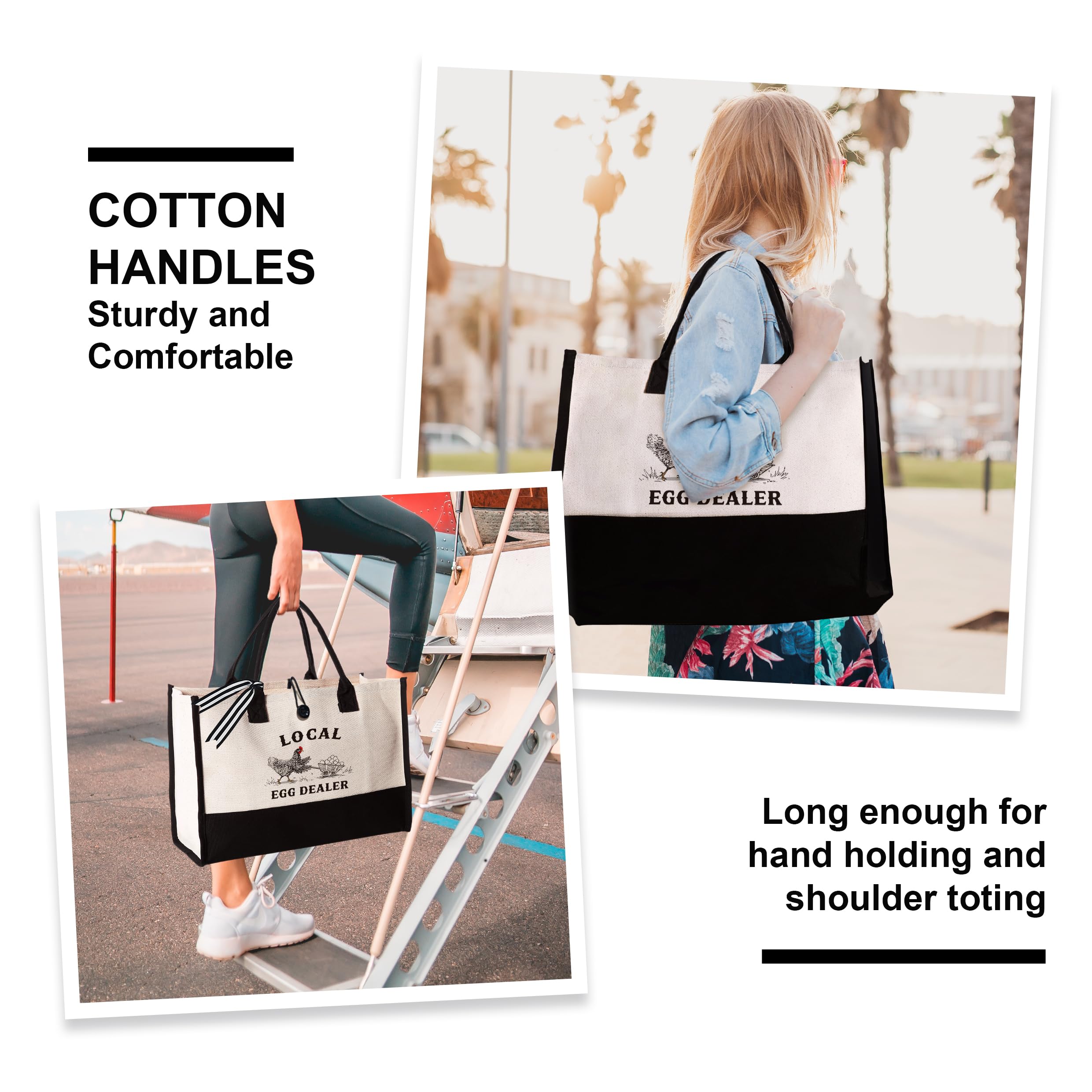 Craftique diseño adorable de gallinas: bolsos ligeros y útiles para cada día.